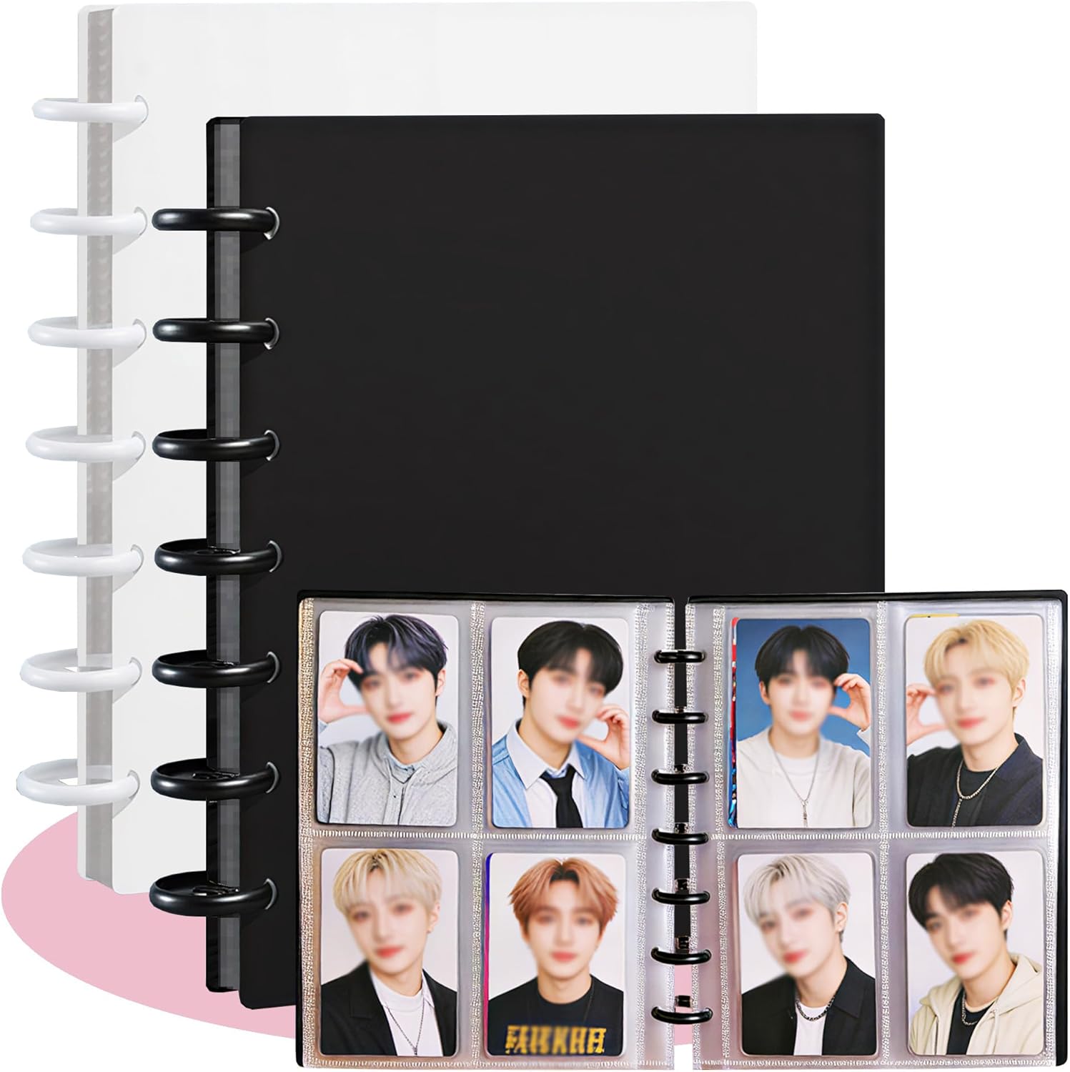 Lot de 2 classeurs photocards (40 pages / 160 cartes)