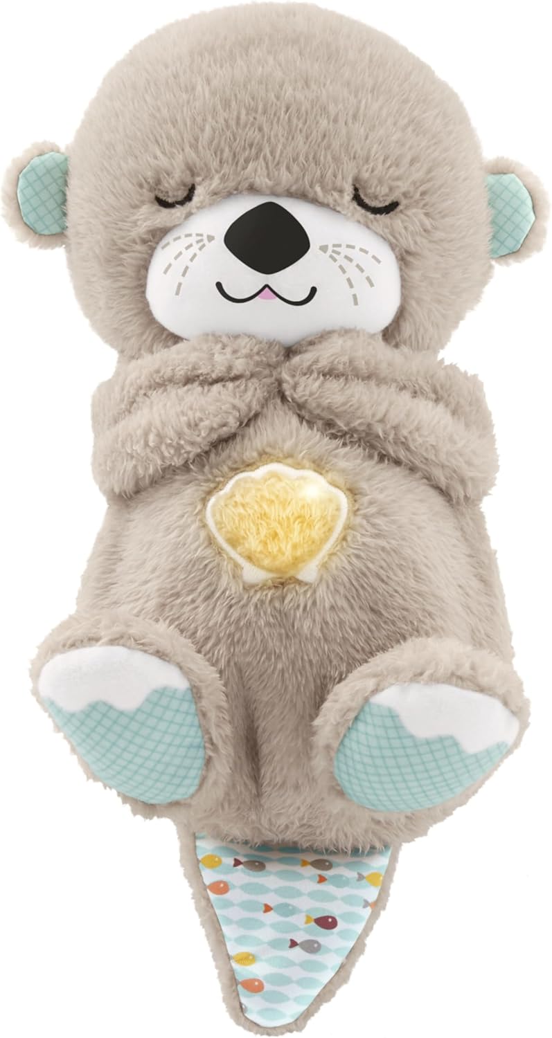Peluche veilleuse loutre musicale et lumineuse Fisher-Price