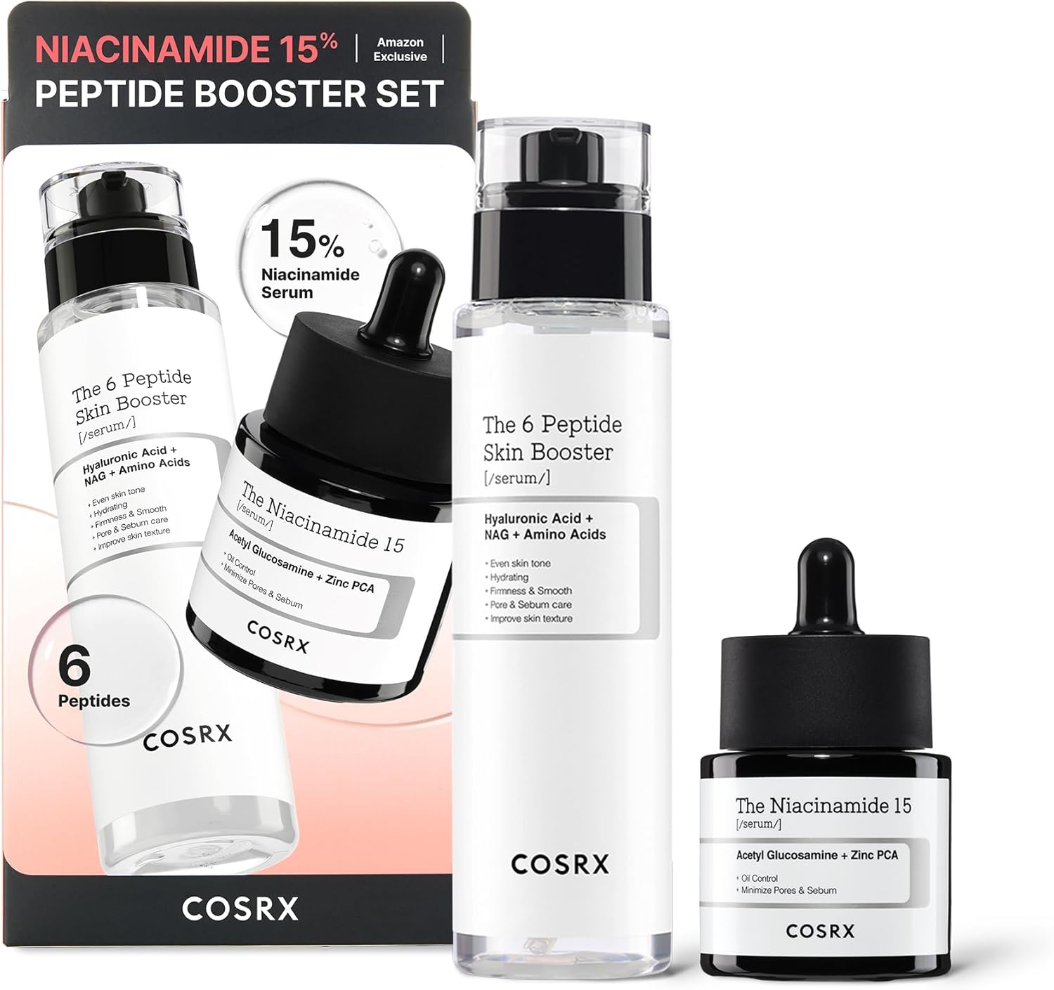 COSRX — Booster niacinamide + peptides (set)