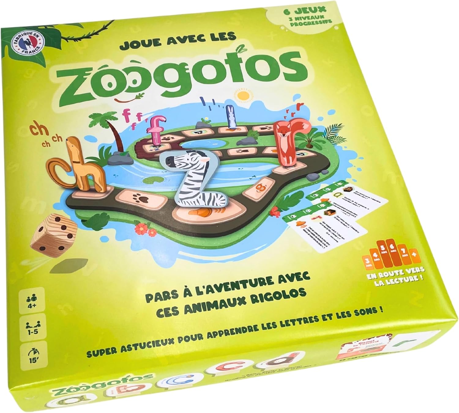 Zoogotos – jeu de société éducatif lecture