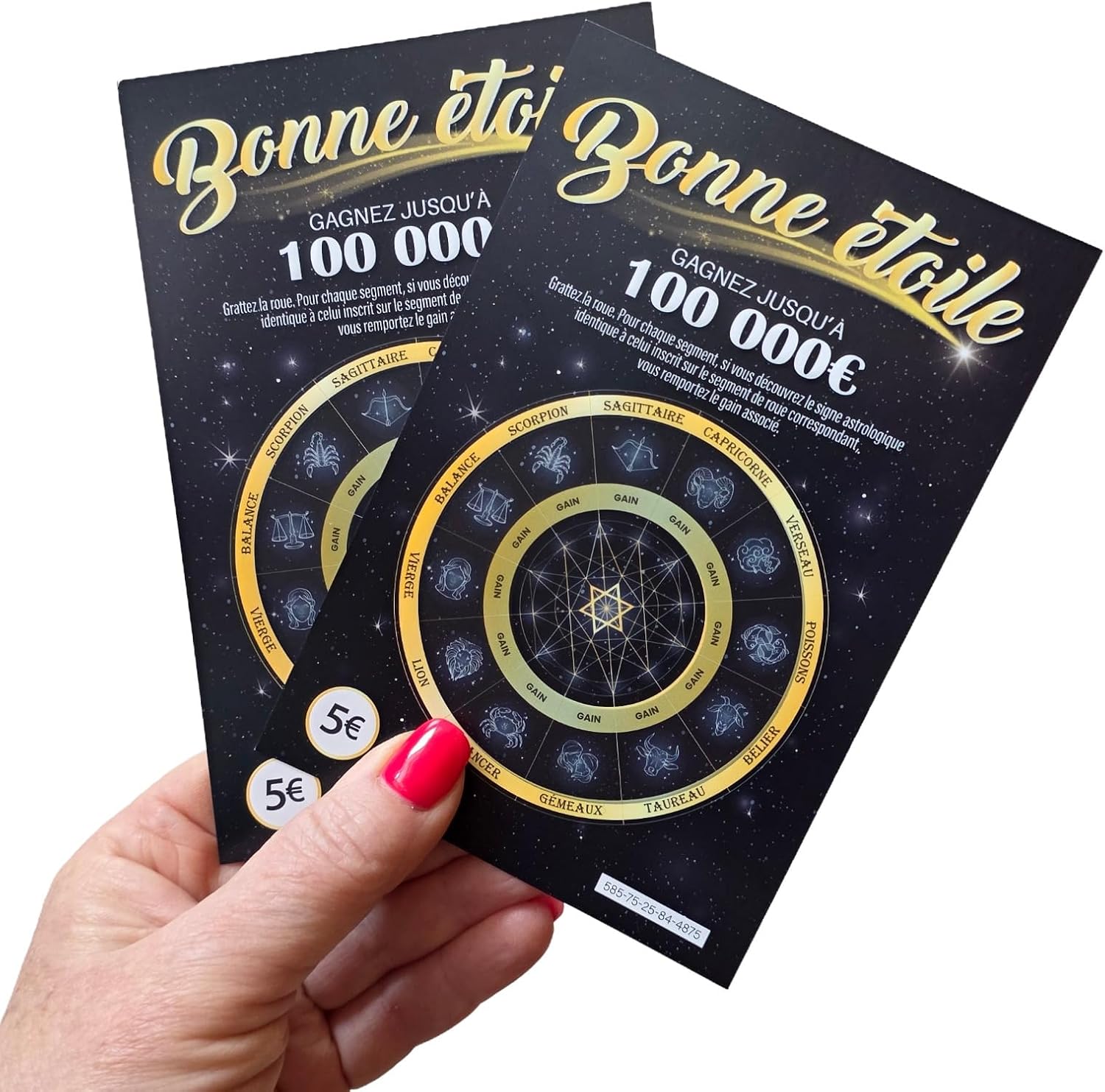 Lot de 2 cartes à gratter Tu vas être papa