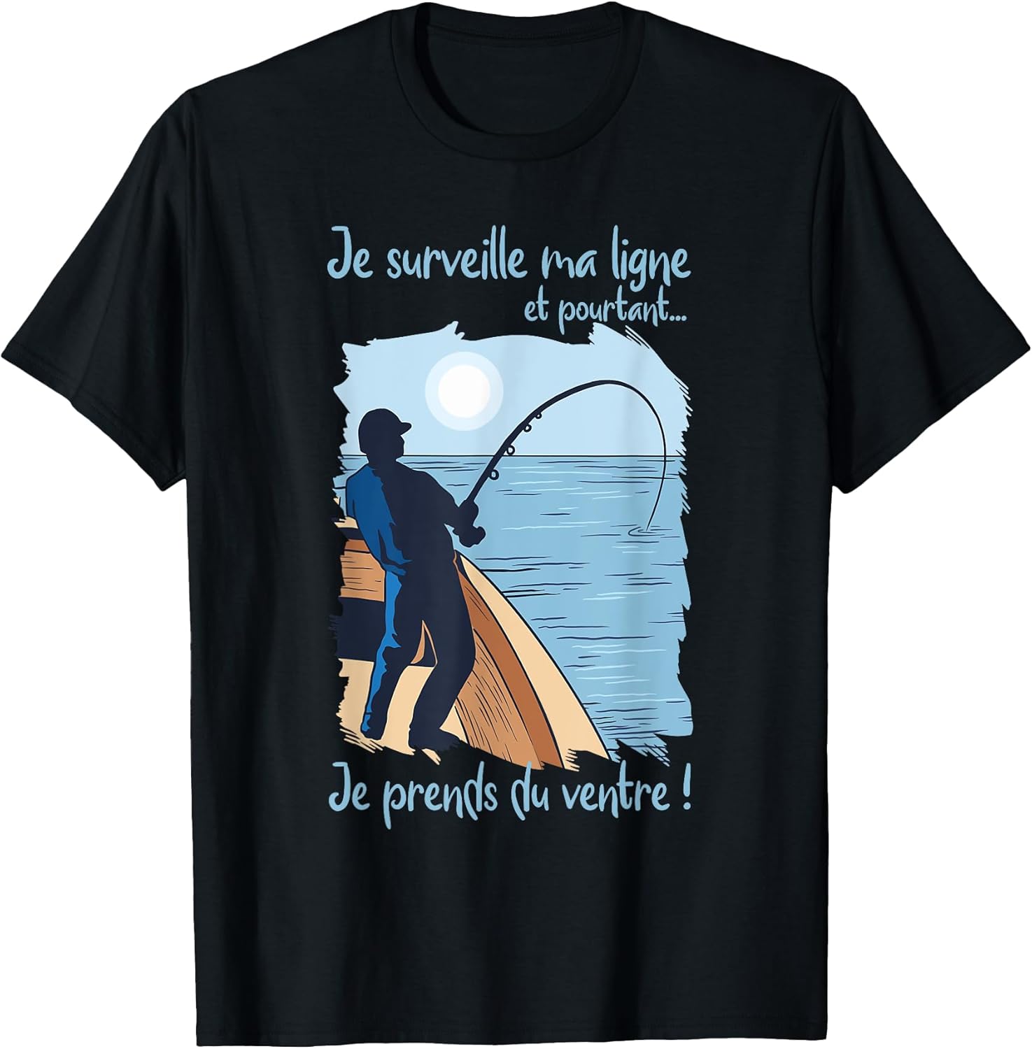 T-shirt humour pêcheur cadeau homme pêche