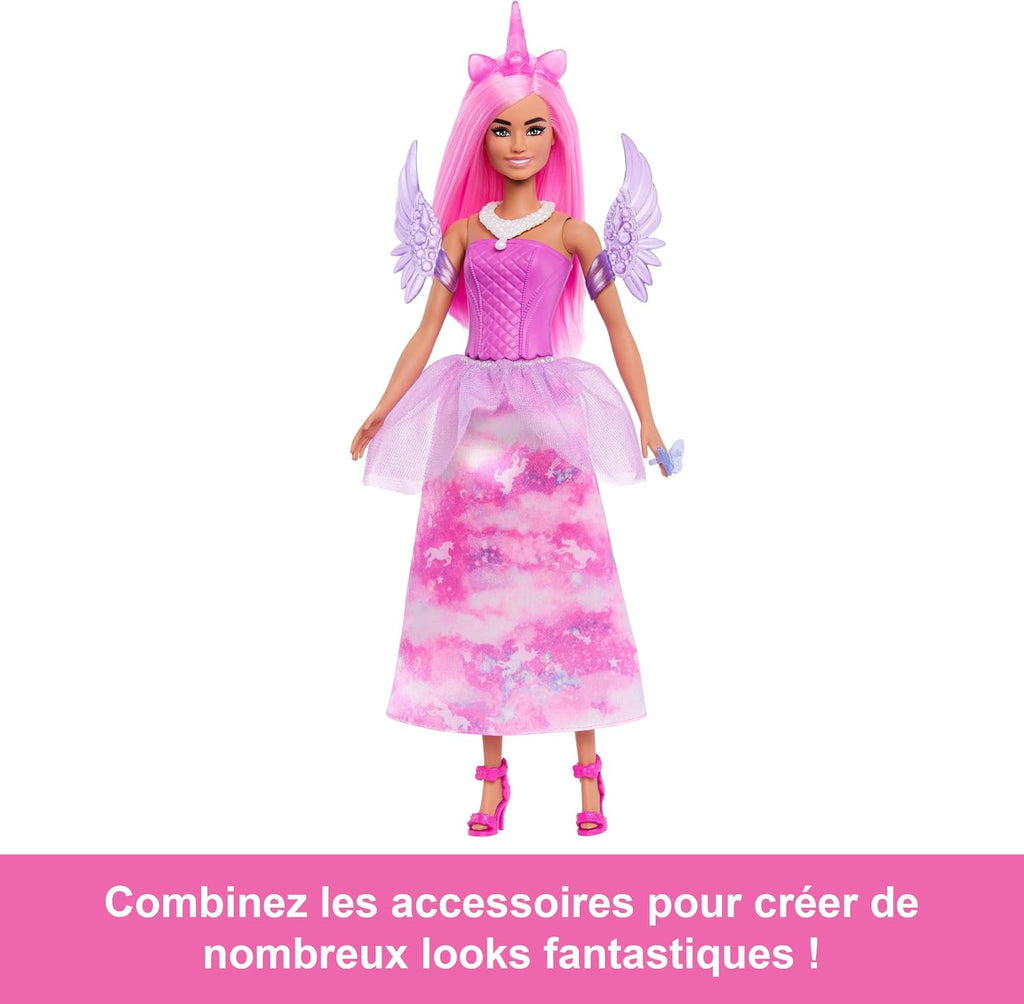Calendrier de l'Avent Barbie JFL66 poupée sirène fée