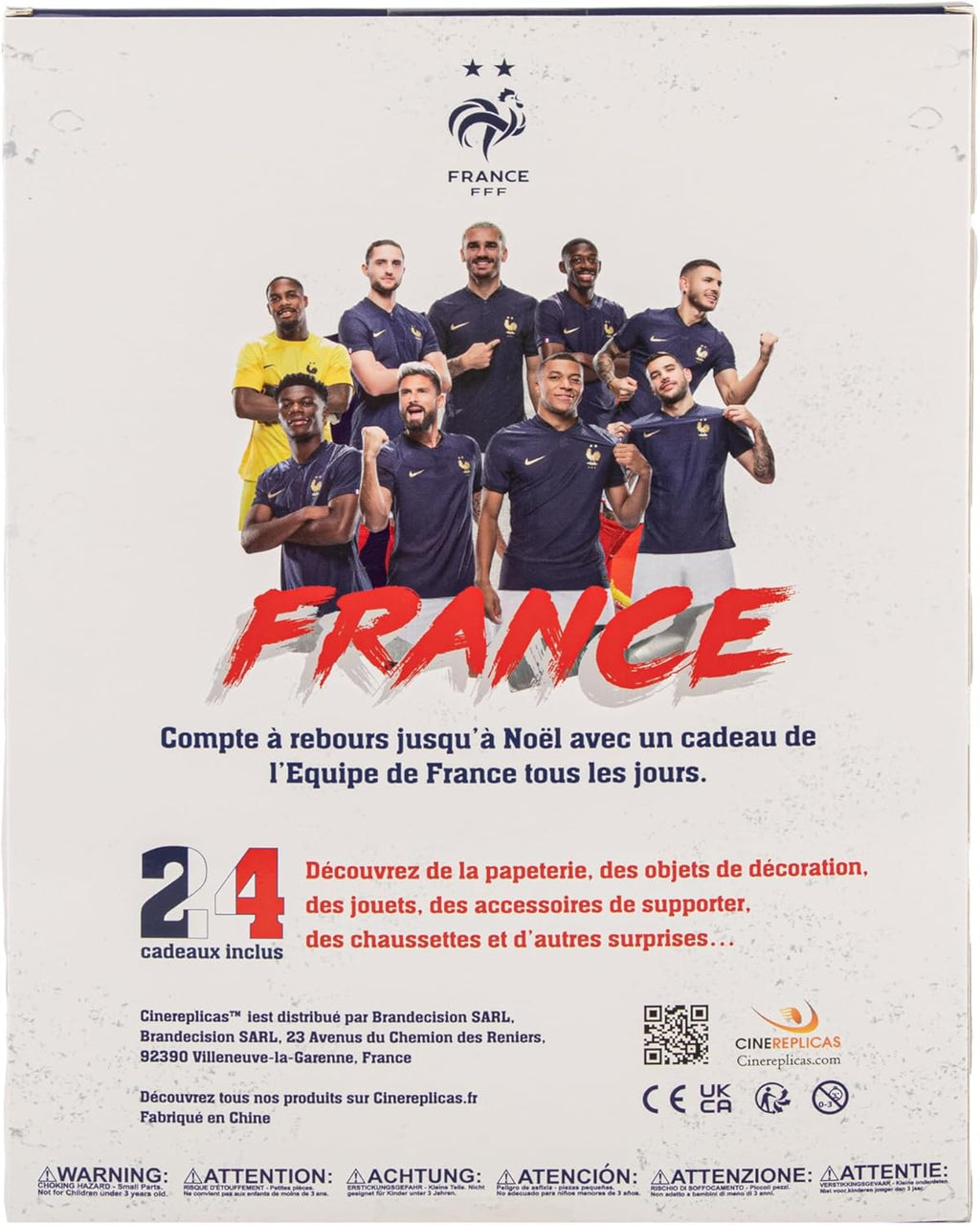 Calendrier de l’Avent Équipe de France de Football