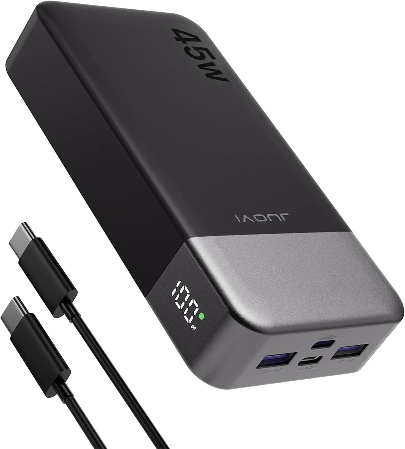 Batterie externe 20 000 mAh charge rapide 45W