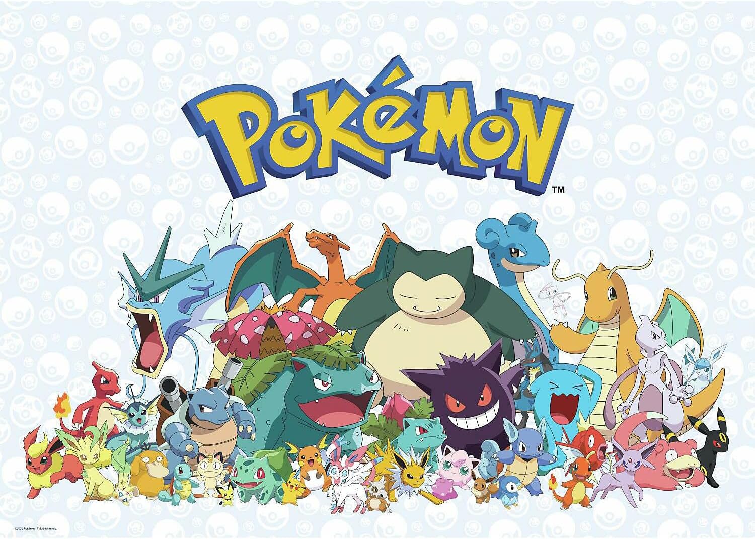 Stickers repositionnables Pokémon (tous personnages)