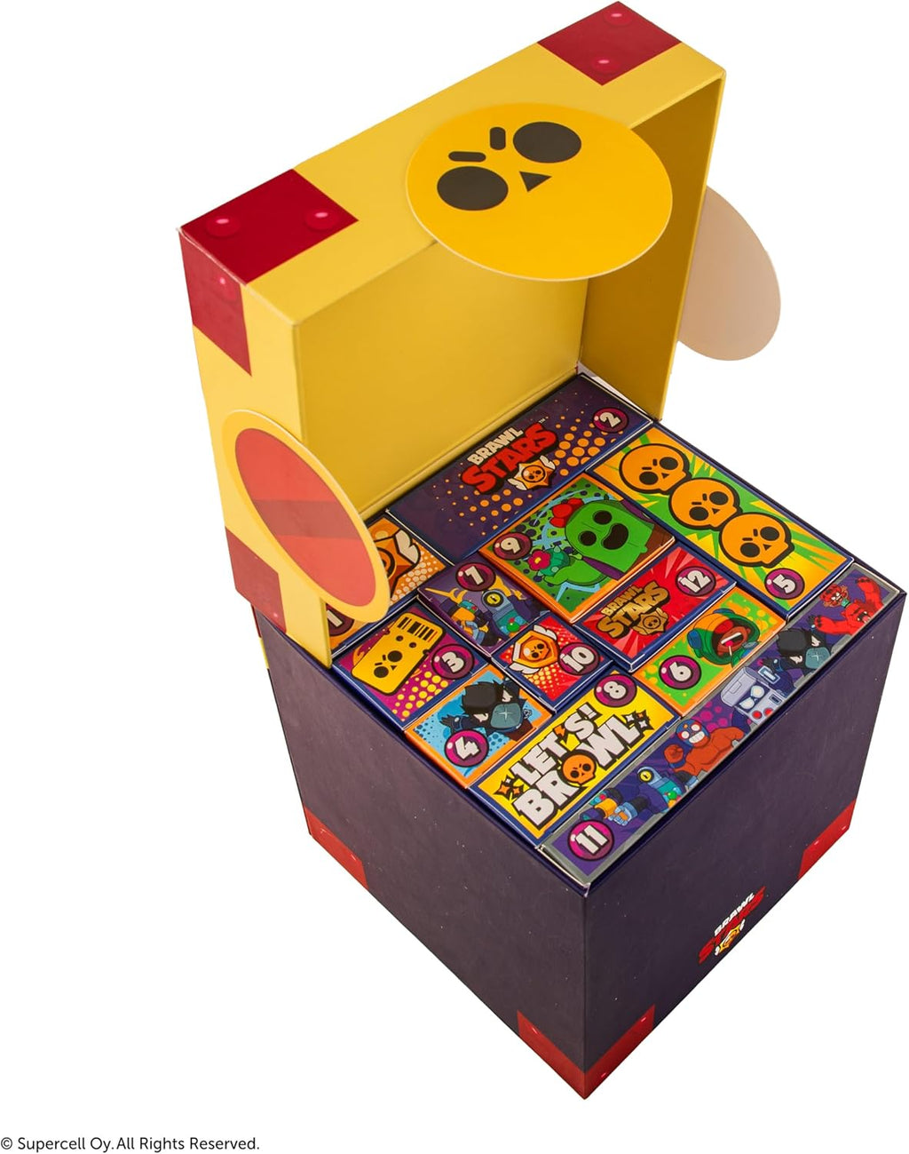 Calendrier de l’Avent Brawl Stars ouvert, 24 boîtes