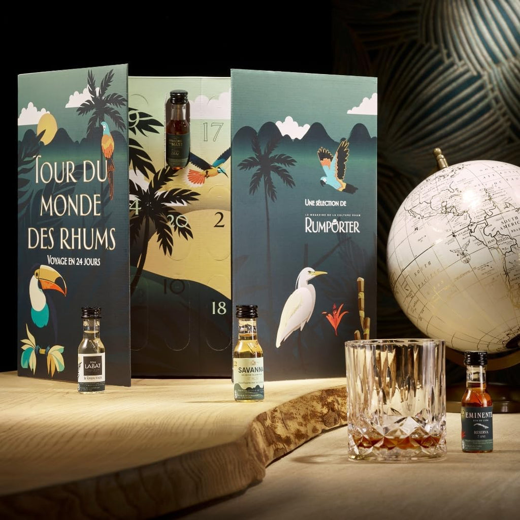 Calendrier de l’Avent Rhum Le Tour du Monde des Rhums 2025 - Rumporter