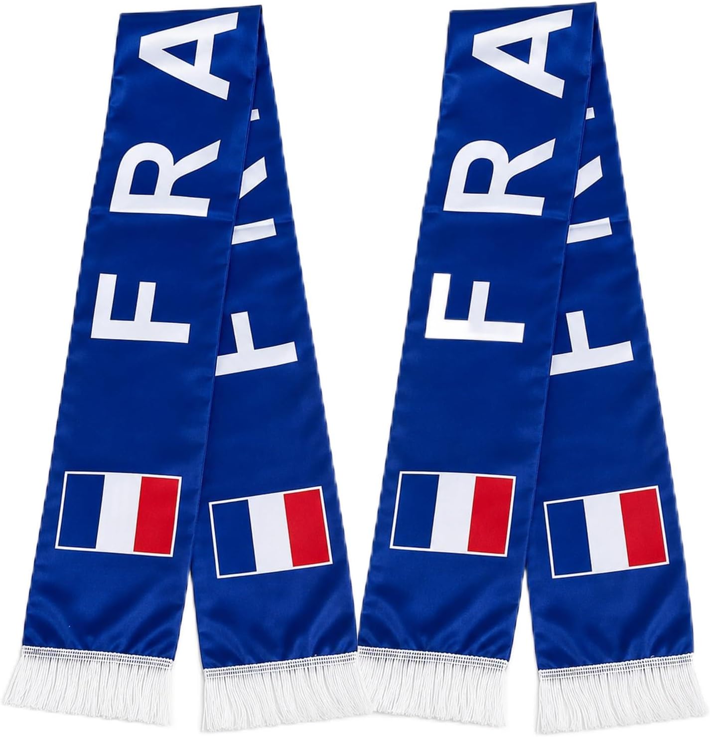 Lot de 2 écharpes supporter France