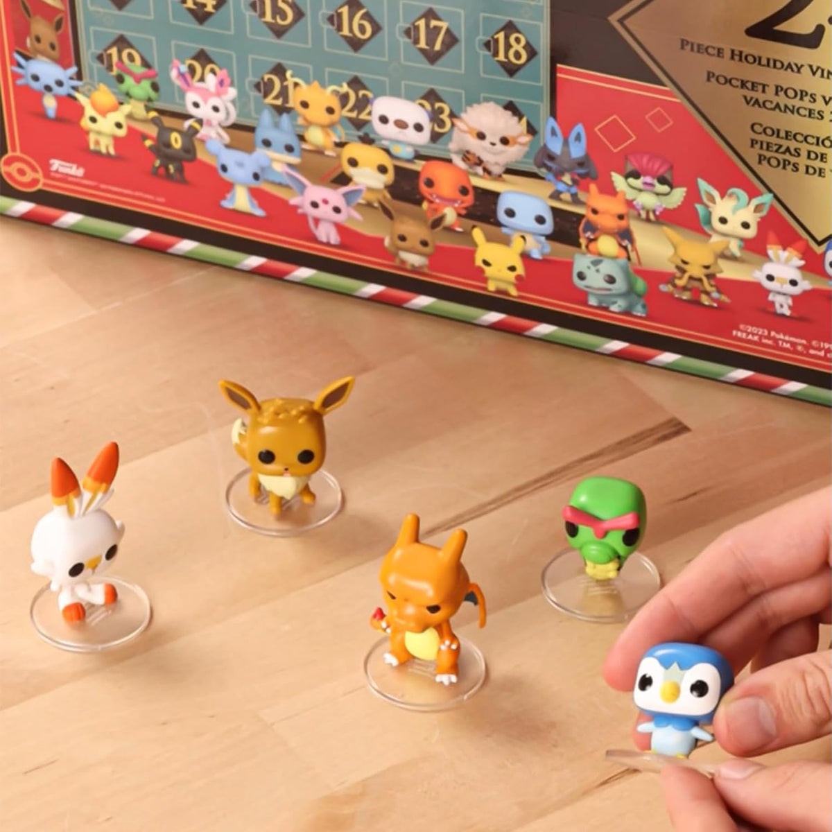 Calendrier de l'Avent Pokémon Funko Pop 2023 - figurines Pocket Pop