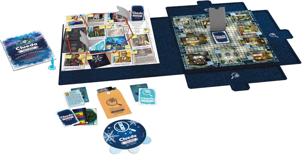 Calendrier de l'Avent Cluedo Secrets enfouis sous la neige
