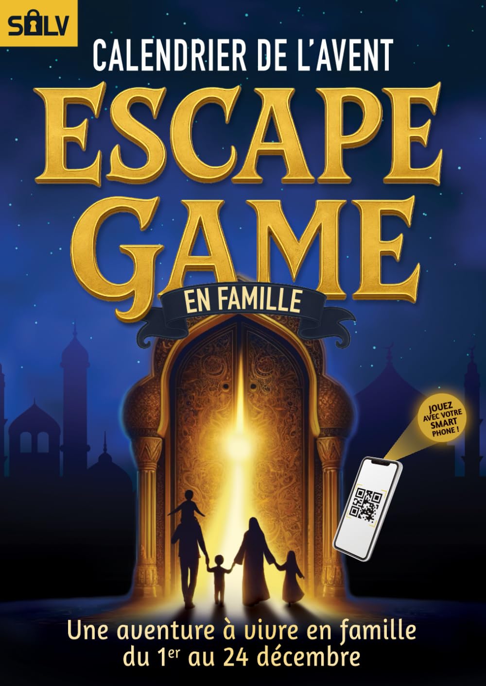 Calendrier de l’Avent Escape Game en famille (Livre + App)