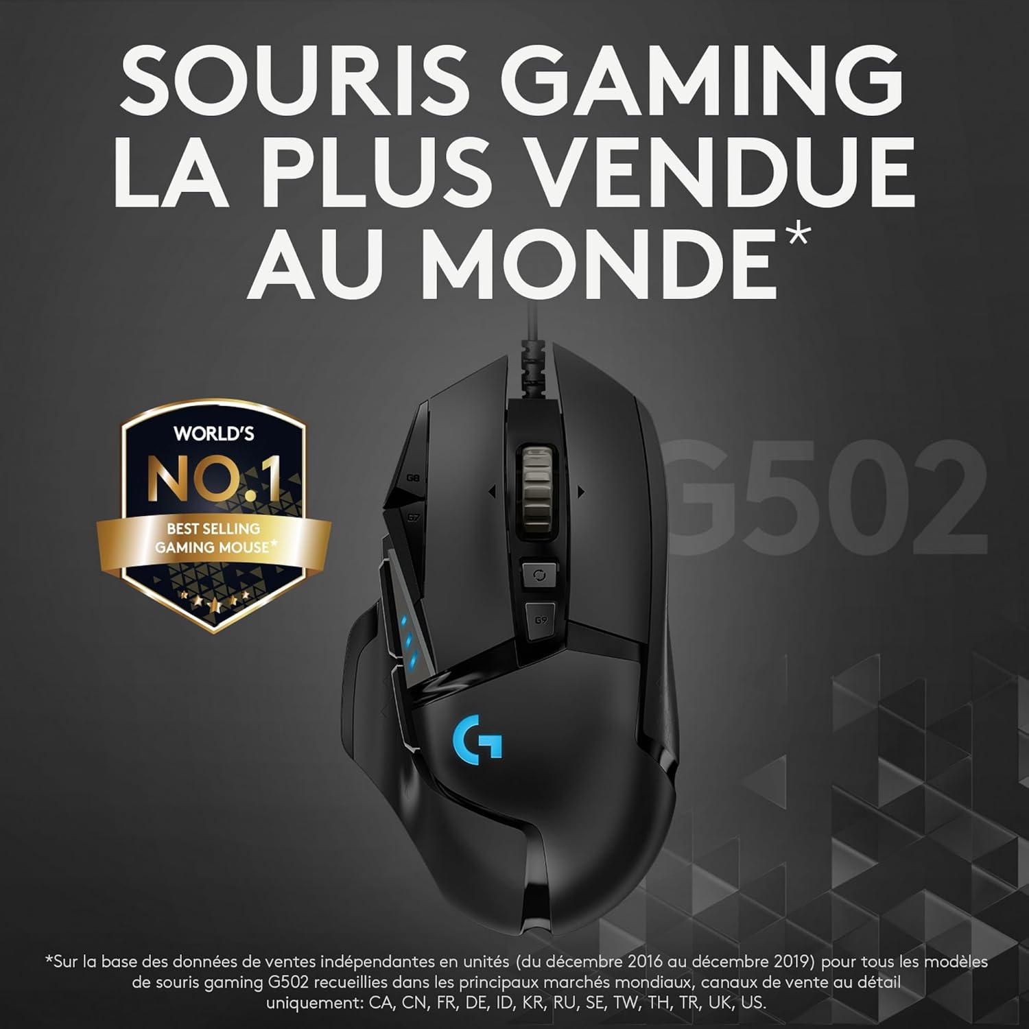 Souris gamer Logitech G502 HERO