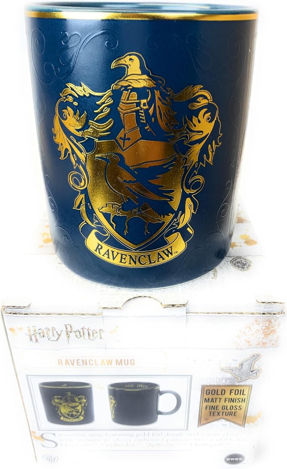 Tasse Serdaigle feuille d'or 3D