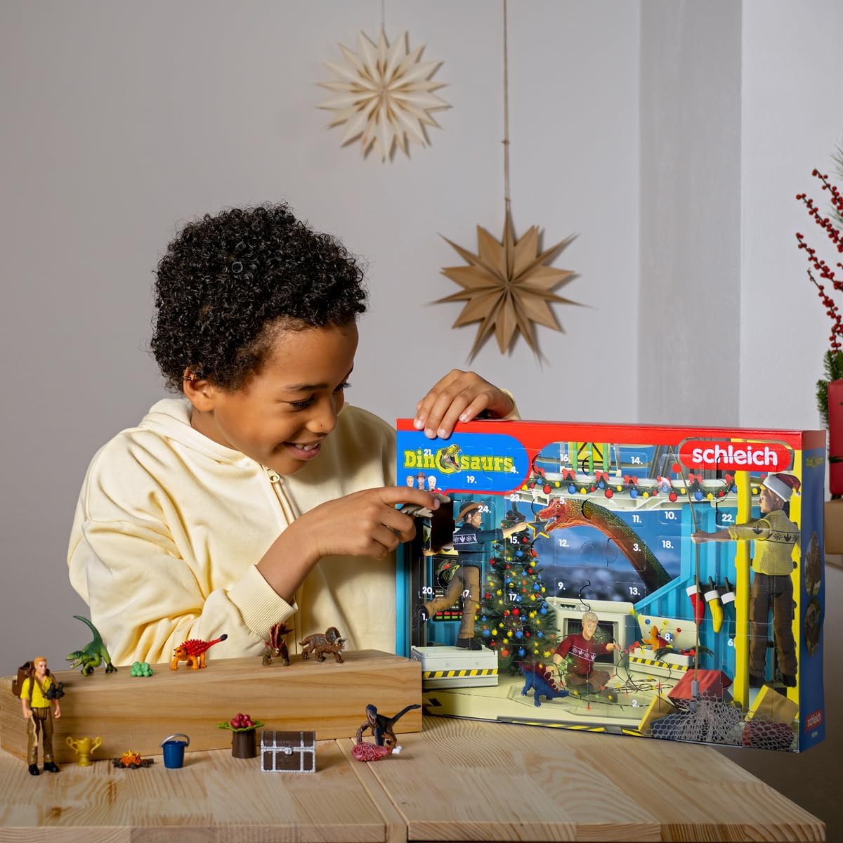 Calendrier de l'Avent schleich Dinosaurs – contenu
