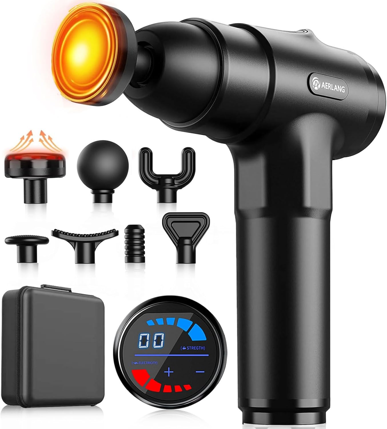 AERLANG, pistolet de massage avec chaleur