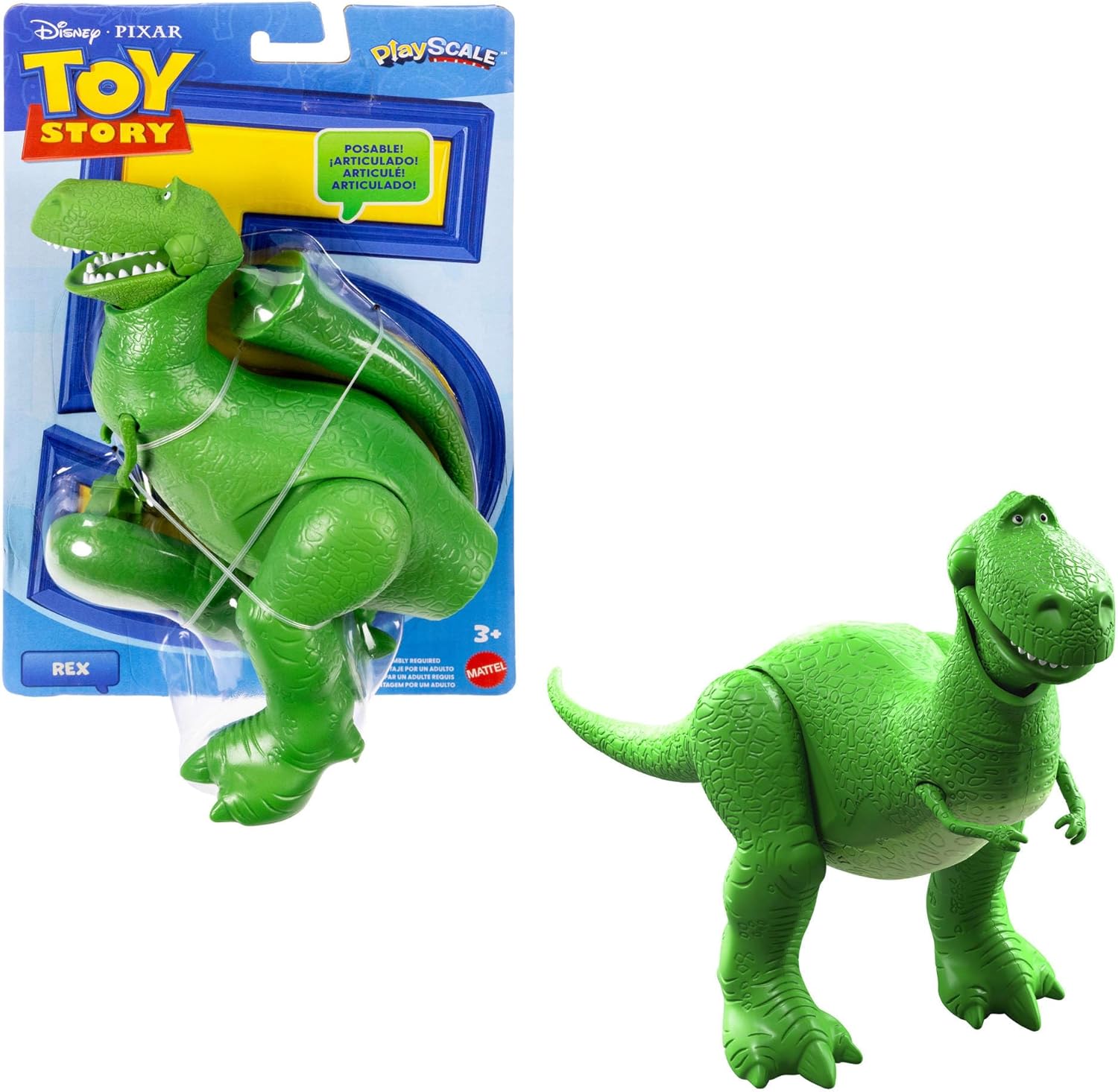 Figurine articulée Mattel Toy Story Rex 18 cm