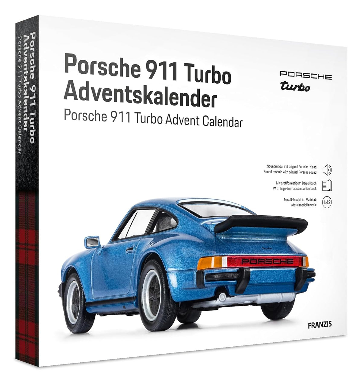 Calendrier de l'Avent Franzis Porsche 911 Turbo 1:43