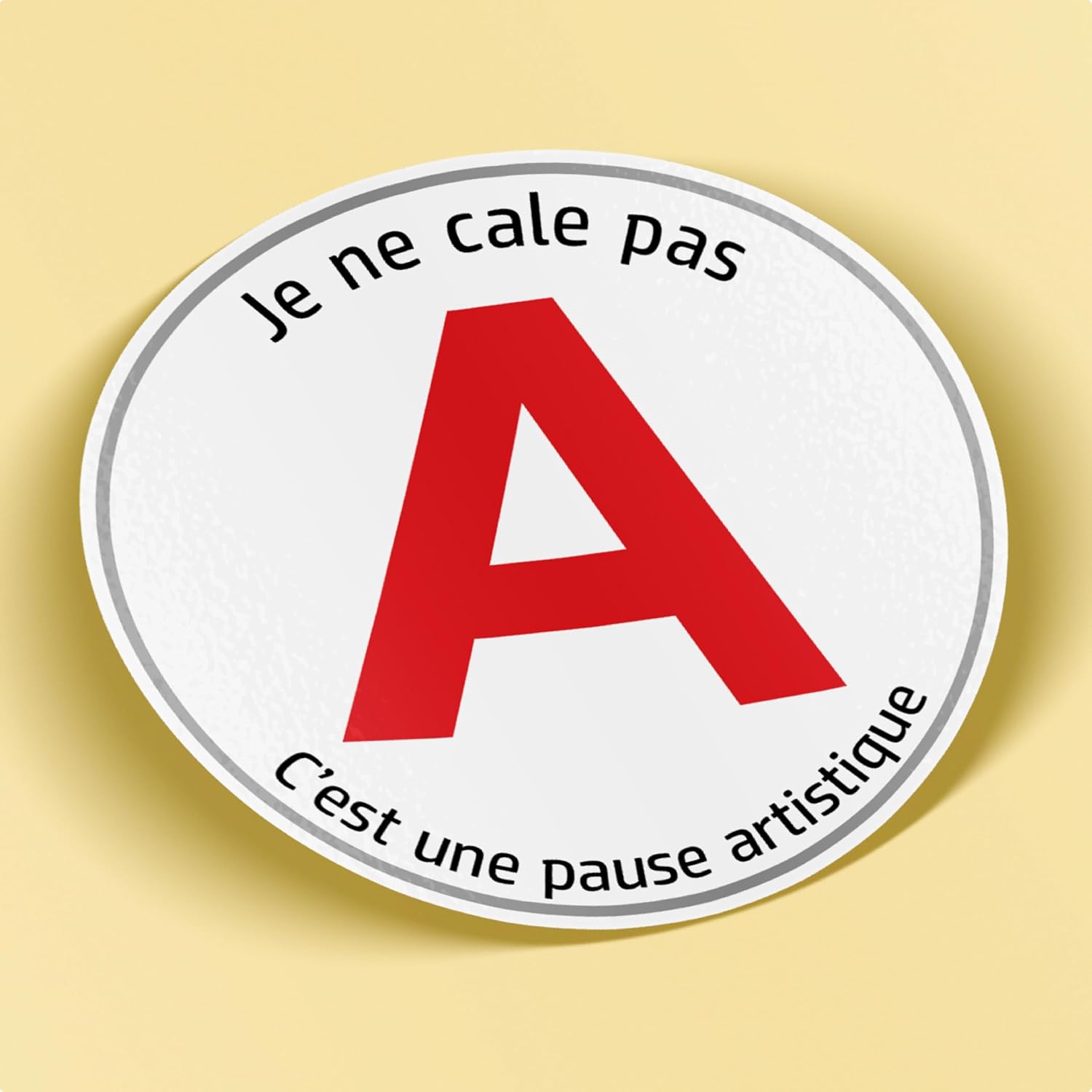 Disque A magnétique humour « je ne suis pas… »