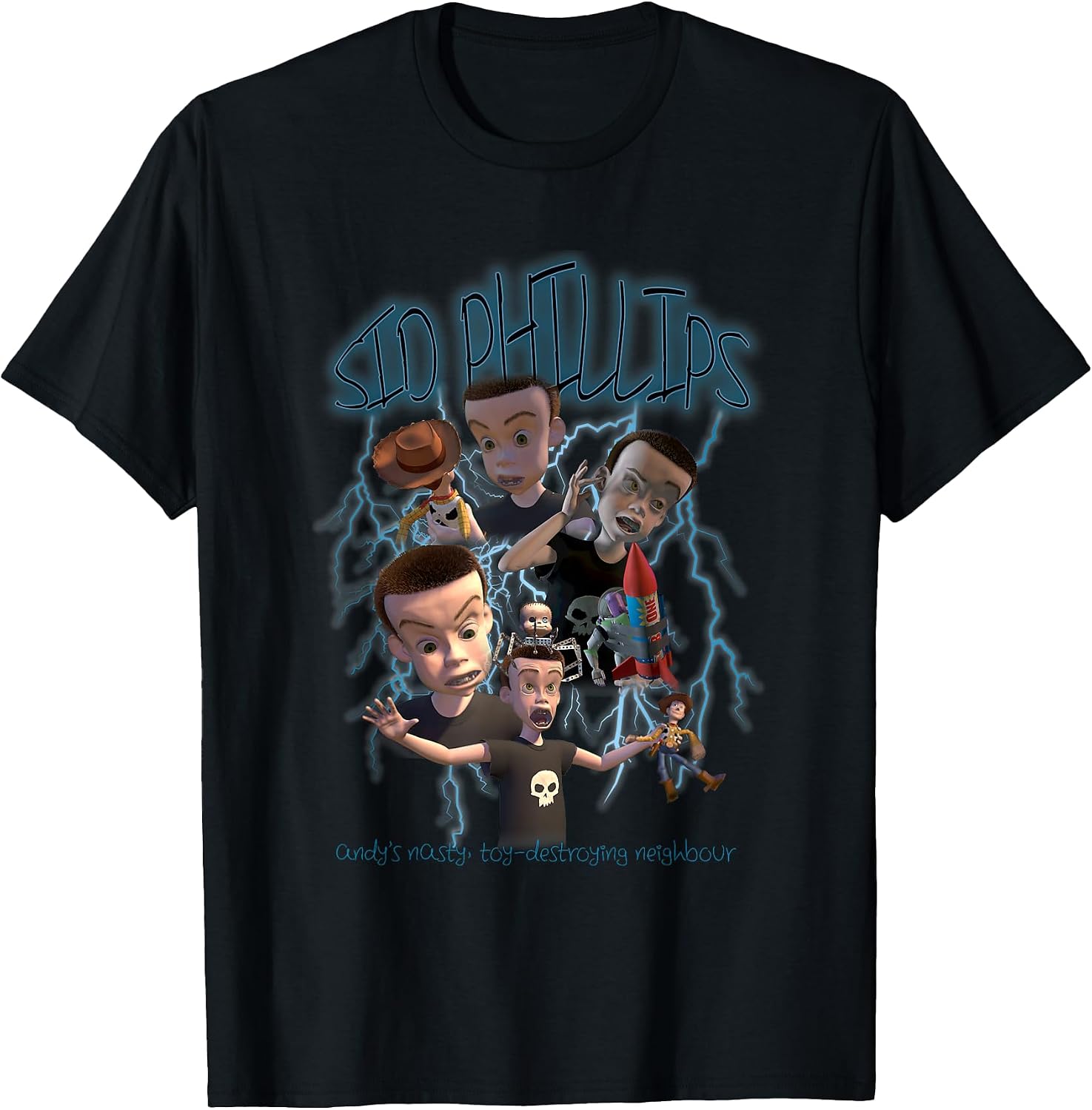 T-shirt Toy Story Sid Phillips Homage (adulte)