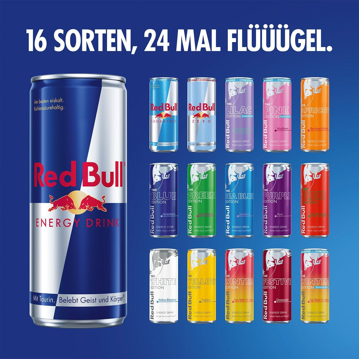 Calendrier de l'Avent Red Bull, détail