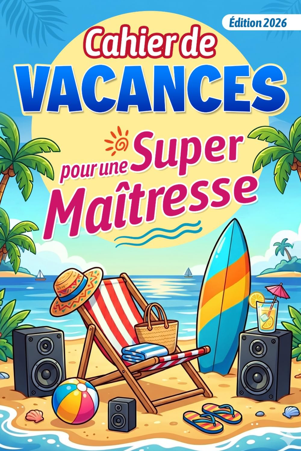 Cahier de vacances « Super Maîtresse » (humour)
