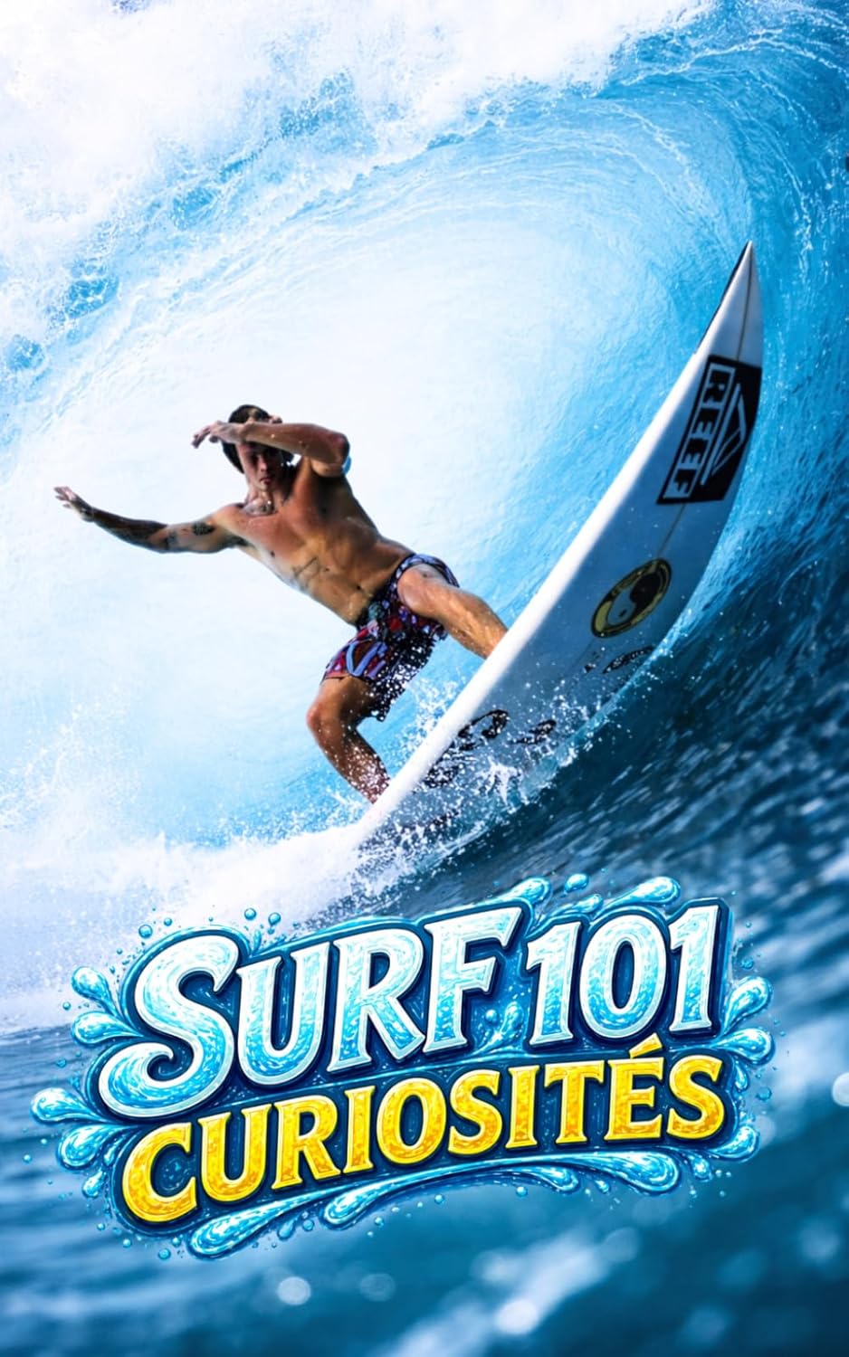 Livre Surf 101 Curiosités faits incroyables sur le surf