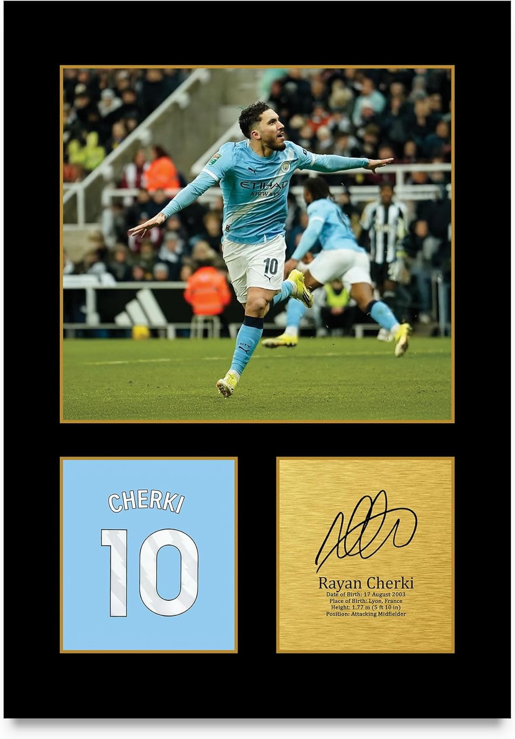 Cadre photo Rayan Cherki (Manchester City)