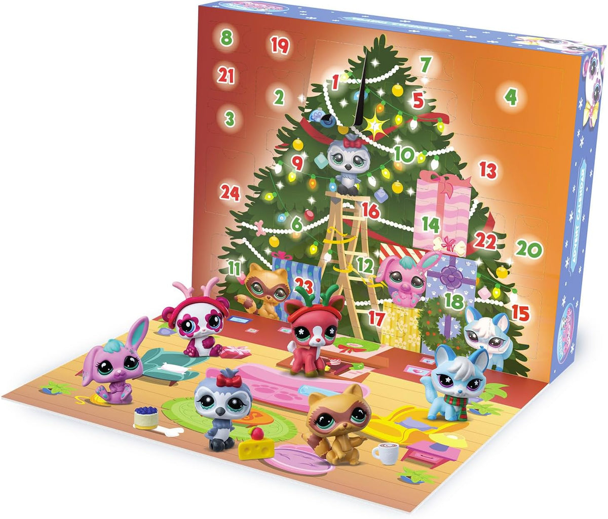 Calendrier de l'Avent Littlest Pet Shop Bandai BF00758 – boîte