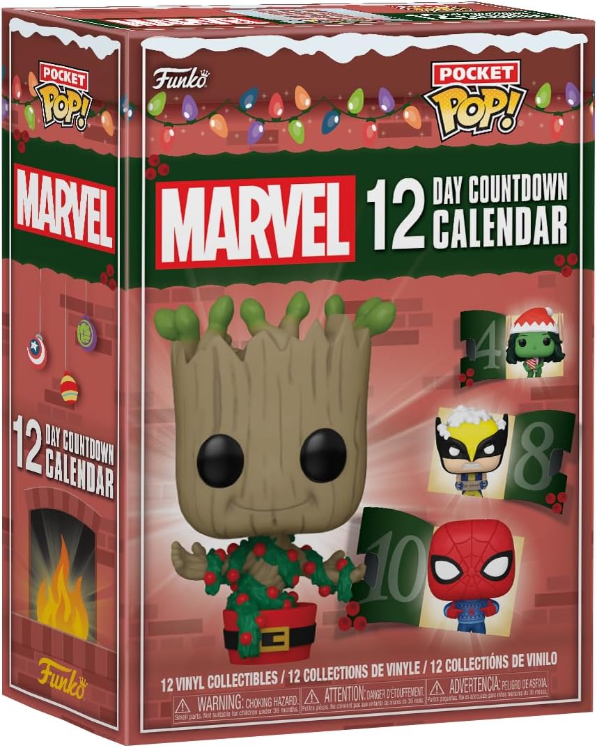 Calendrier de l'Avent Funko Pocket Pop! Marvel 2024 – 12 jours