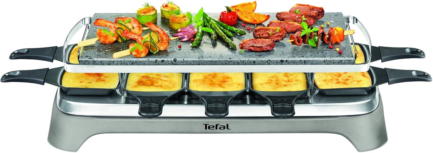 Appareil à raclette et pierrade Tefal jusqu'à 10 personnes