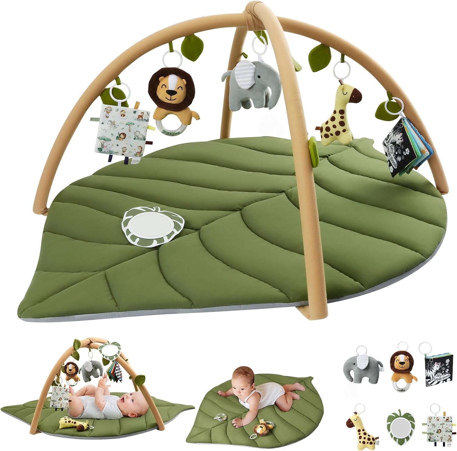 Tapis d'éveil bébé avec arche et jouets