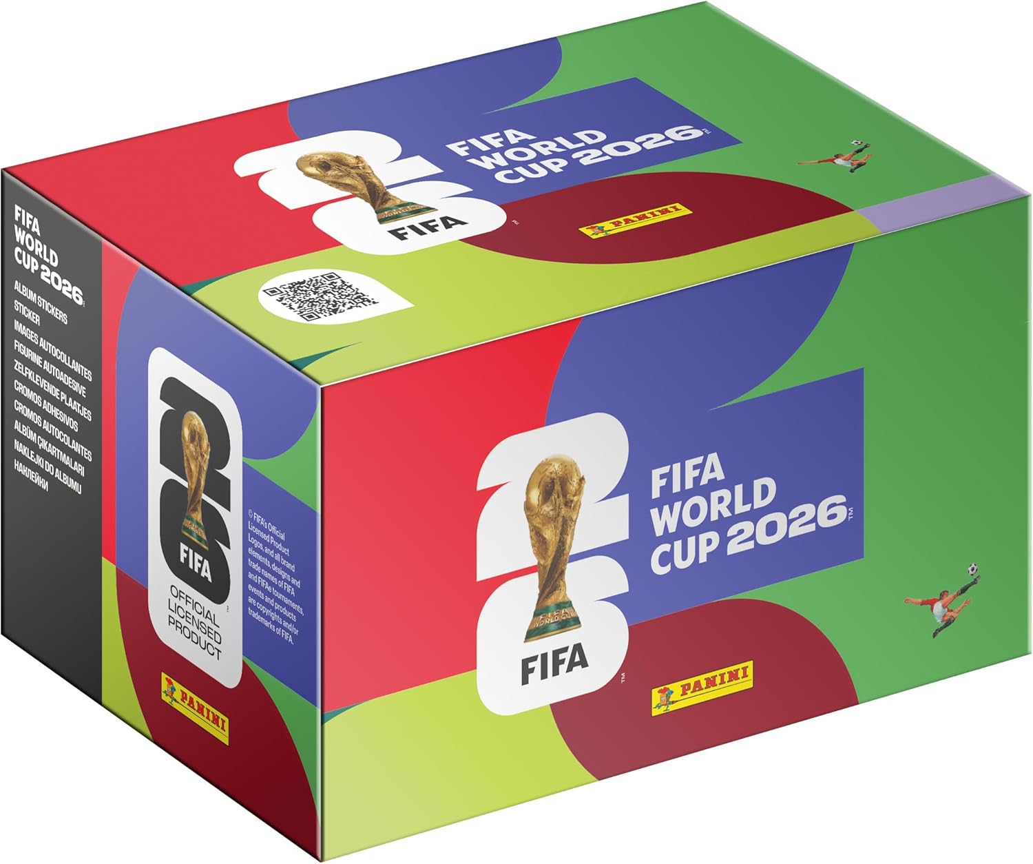 Boîte de 100 pochettes stickers Panini 2026