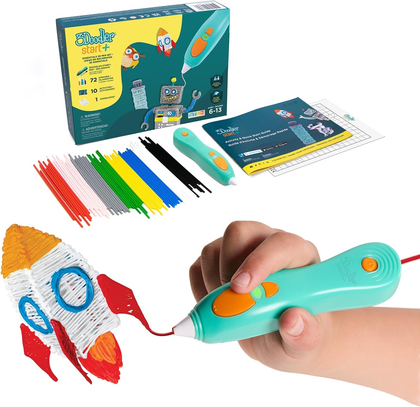 3Doodler Start+, stylo 3D pour enfants/ados