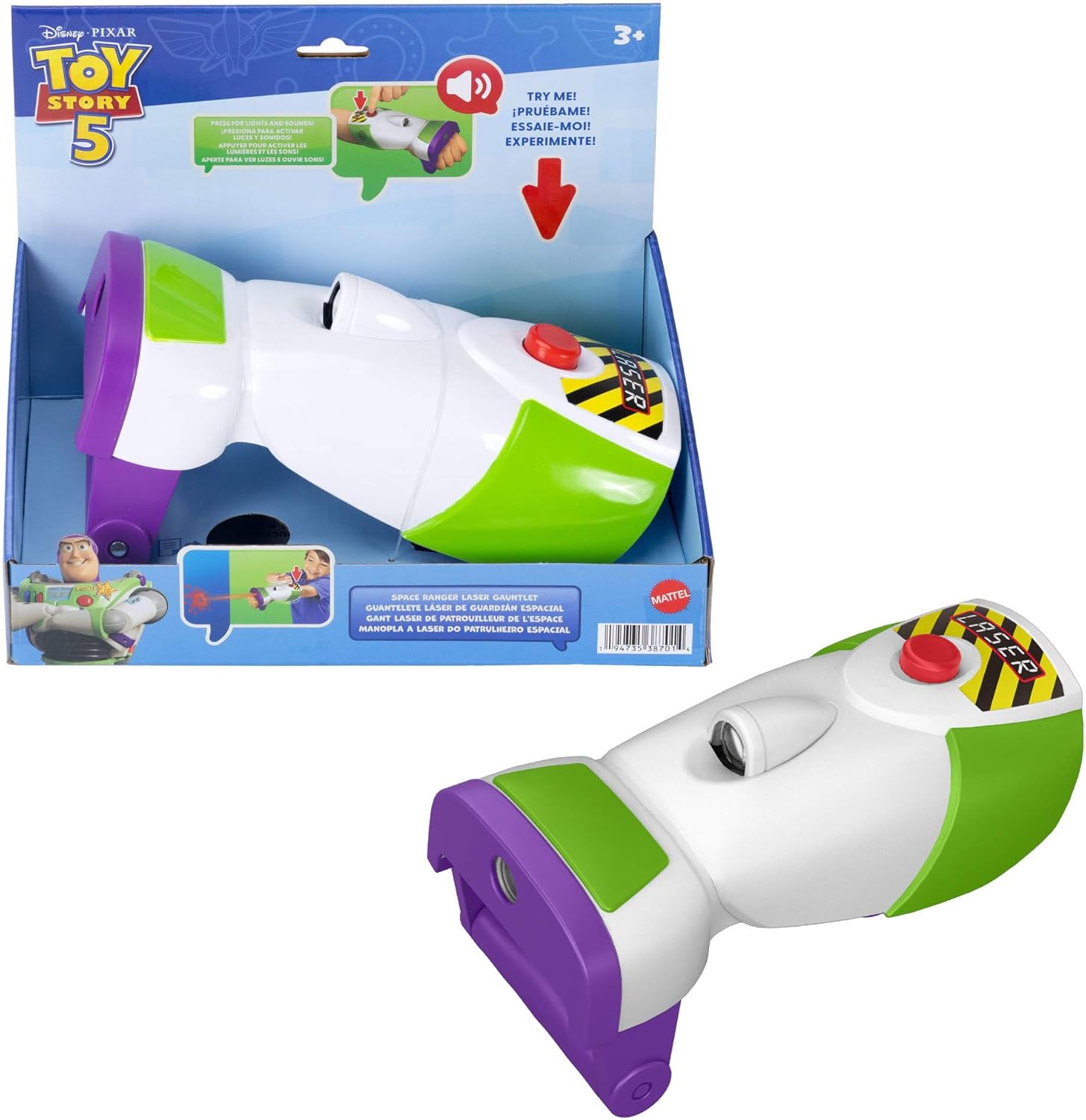 Toy Story 5 — Gant Laser Ranger de l'Espace (effets sonores et lumineux)