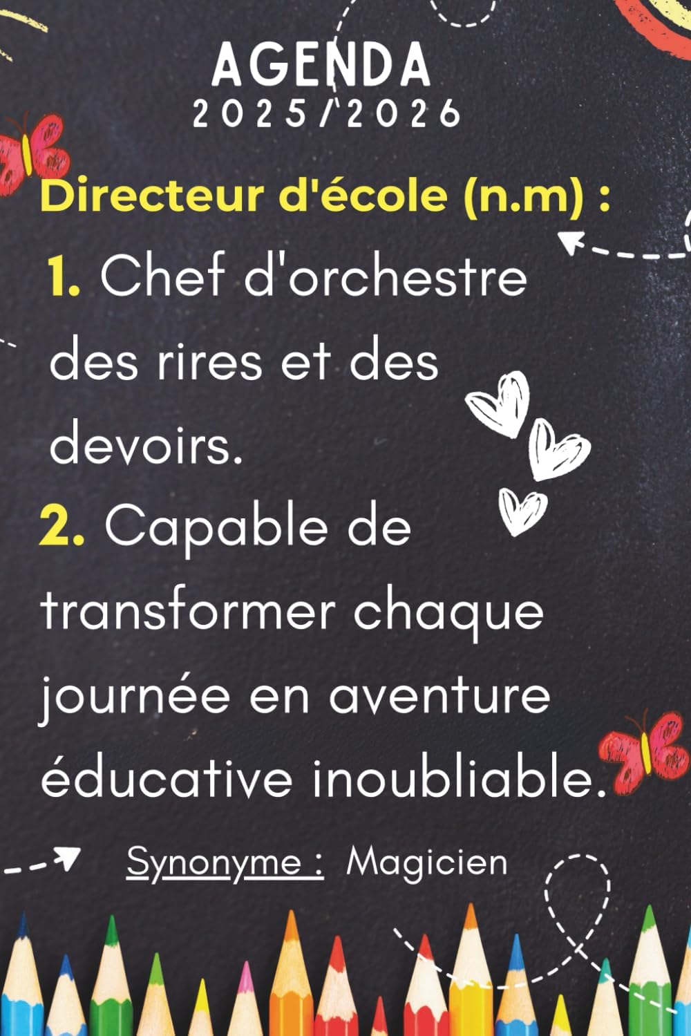Agenda semainier Directeur d'école