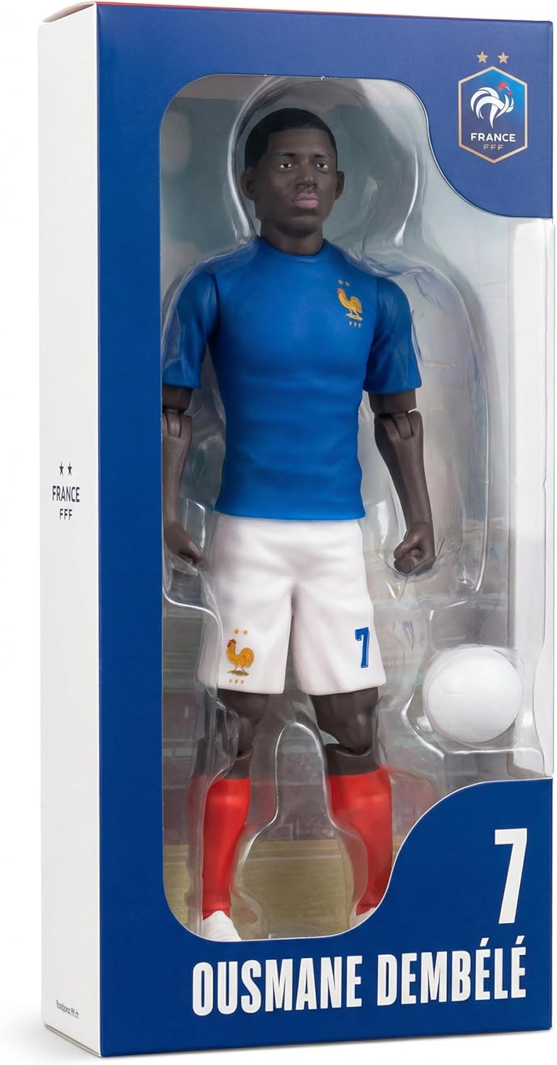 Figurine Ousmane Dembélé articulée 20 cm Megableu