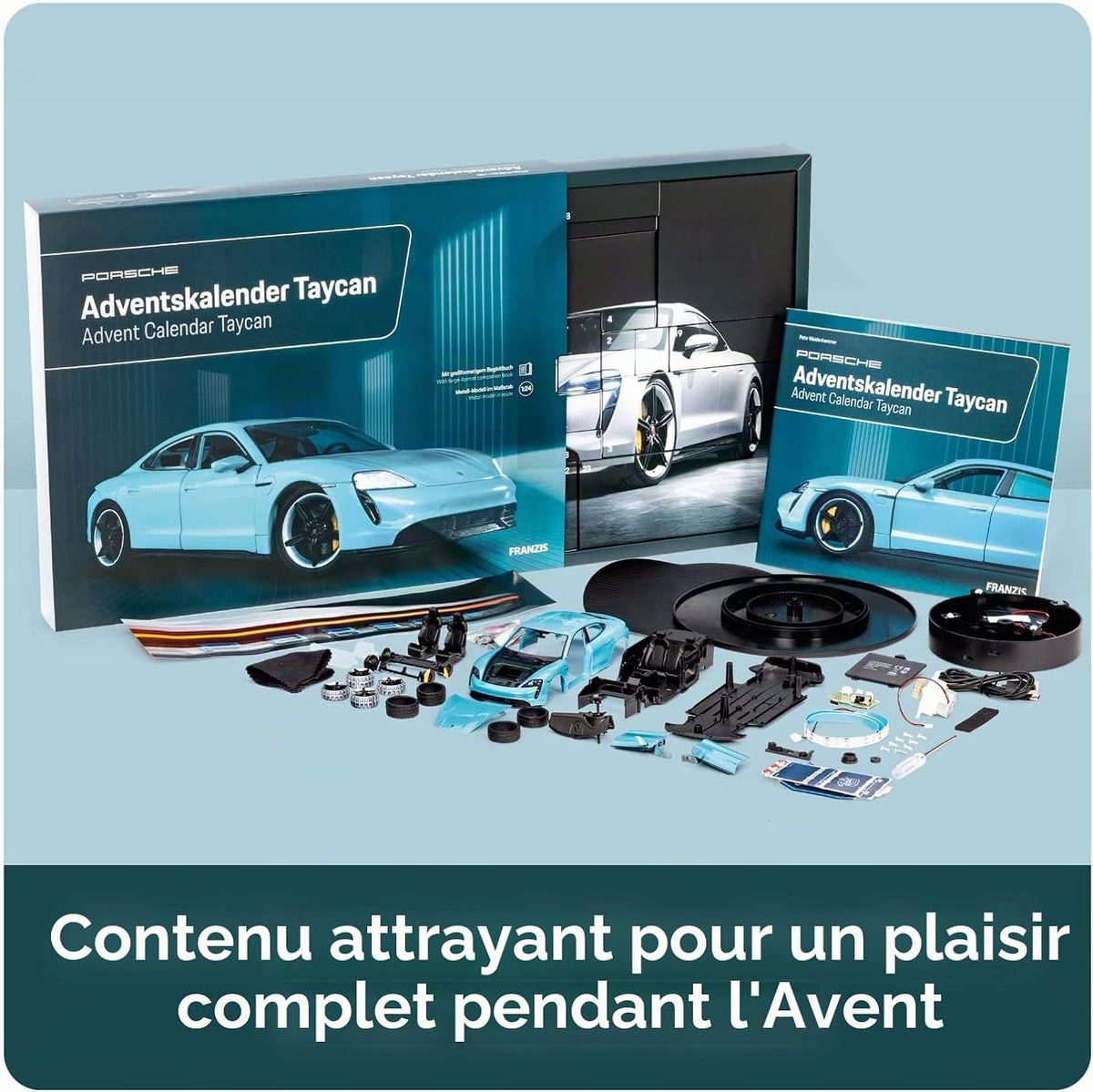 Calendrier de l'Avent Franzis Porsche Taycan 67203 - photo 3
