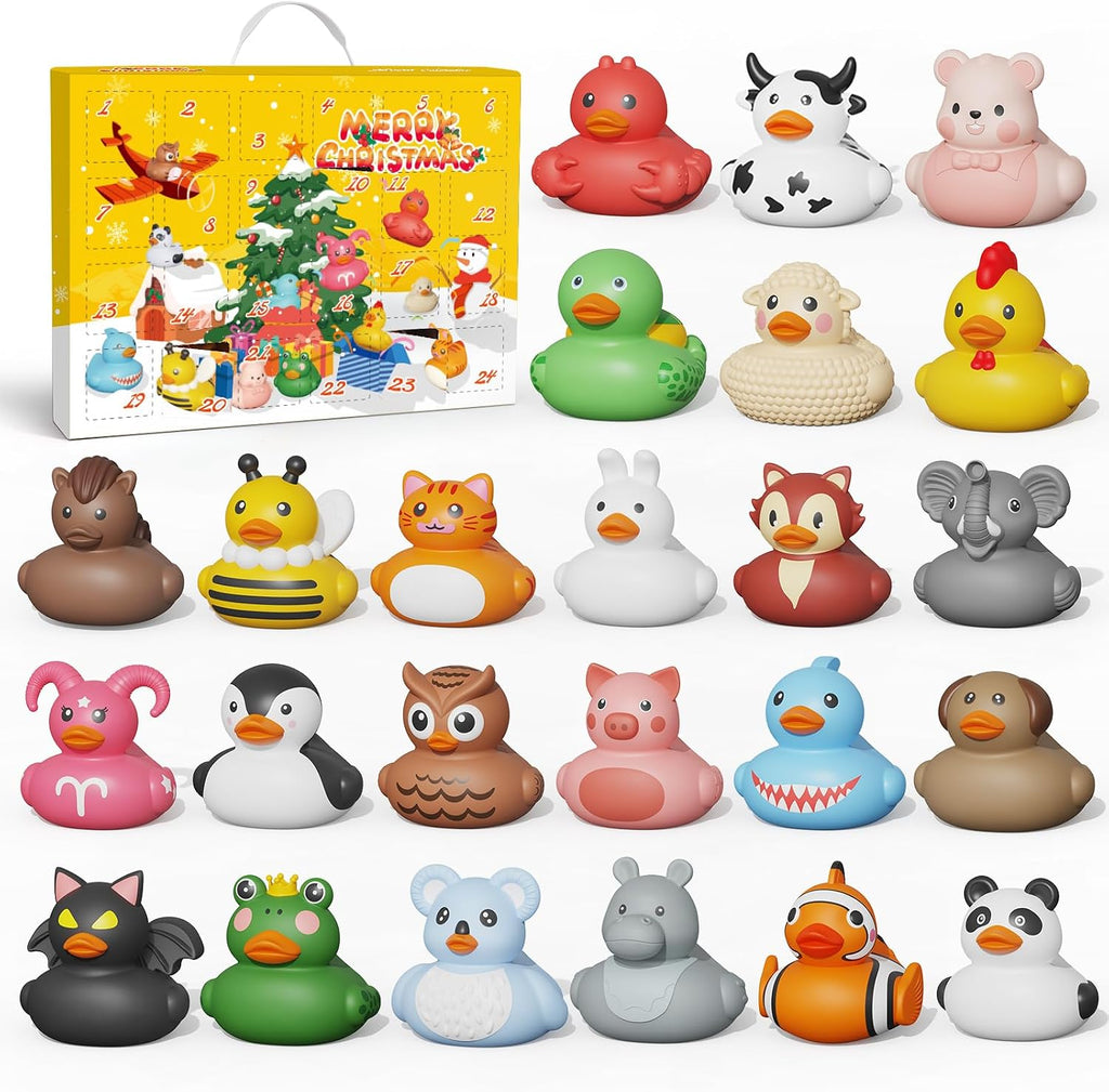 Calendrier de l'Avent Grarain canards de bain