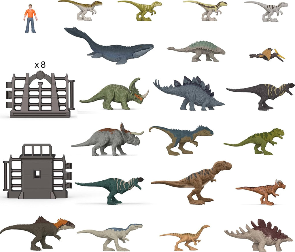 Mini-dinosaures du calendrier de l'Avent Jurassic World