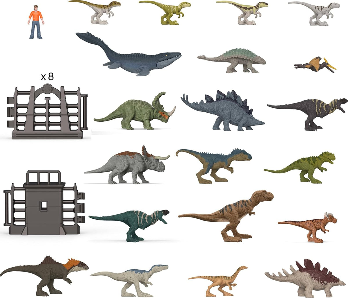 Mini-dinosaures du calendrier de l'Avent Jurassic World