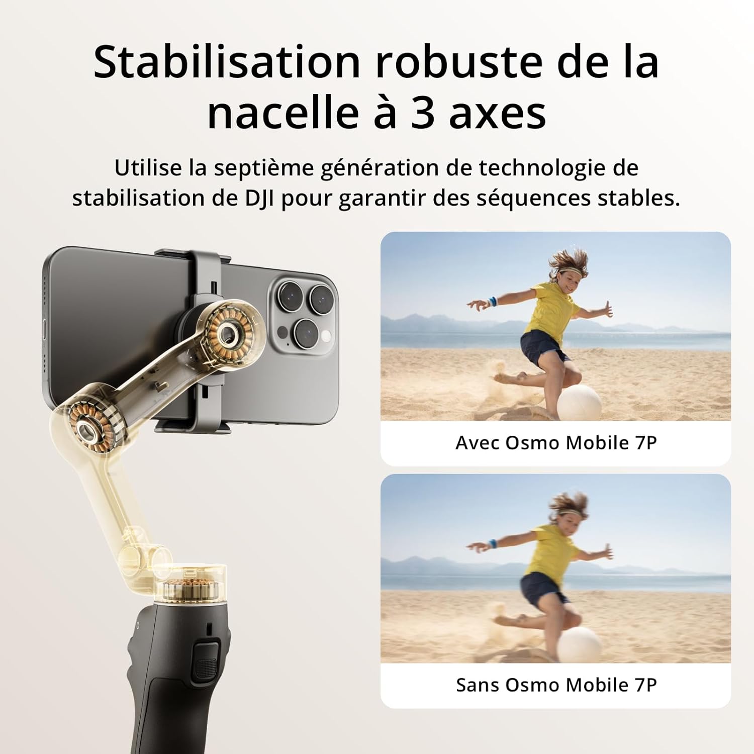 DJI Osmo Mobile 7P - Le stabilisateur smartphone ultime pour créer des vidéos pro