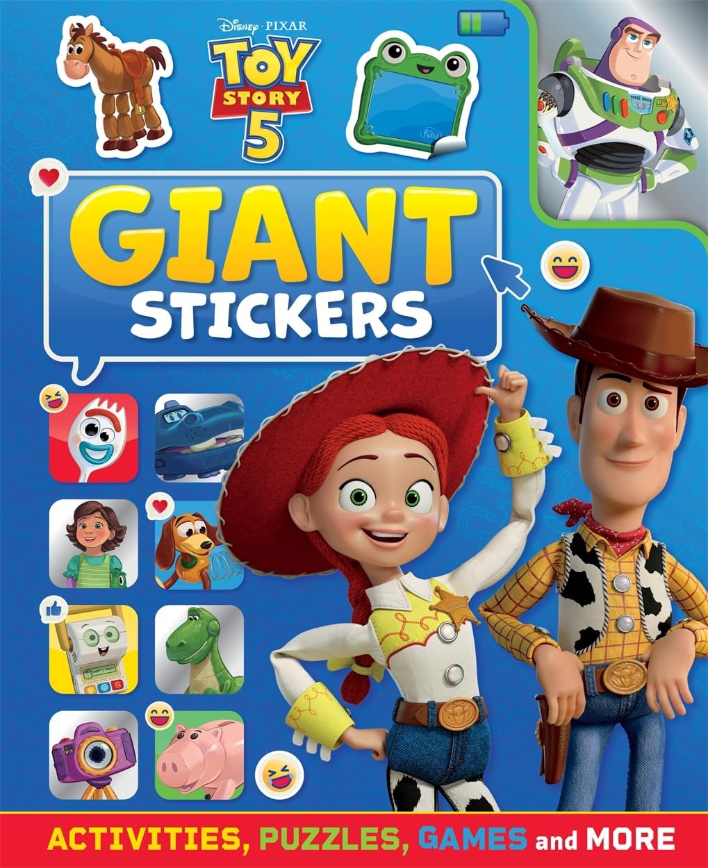 Toy Story 5 — Giant Stickers (livre d'activités, jeux & autocollants)