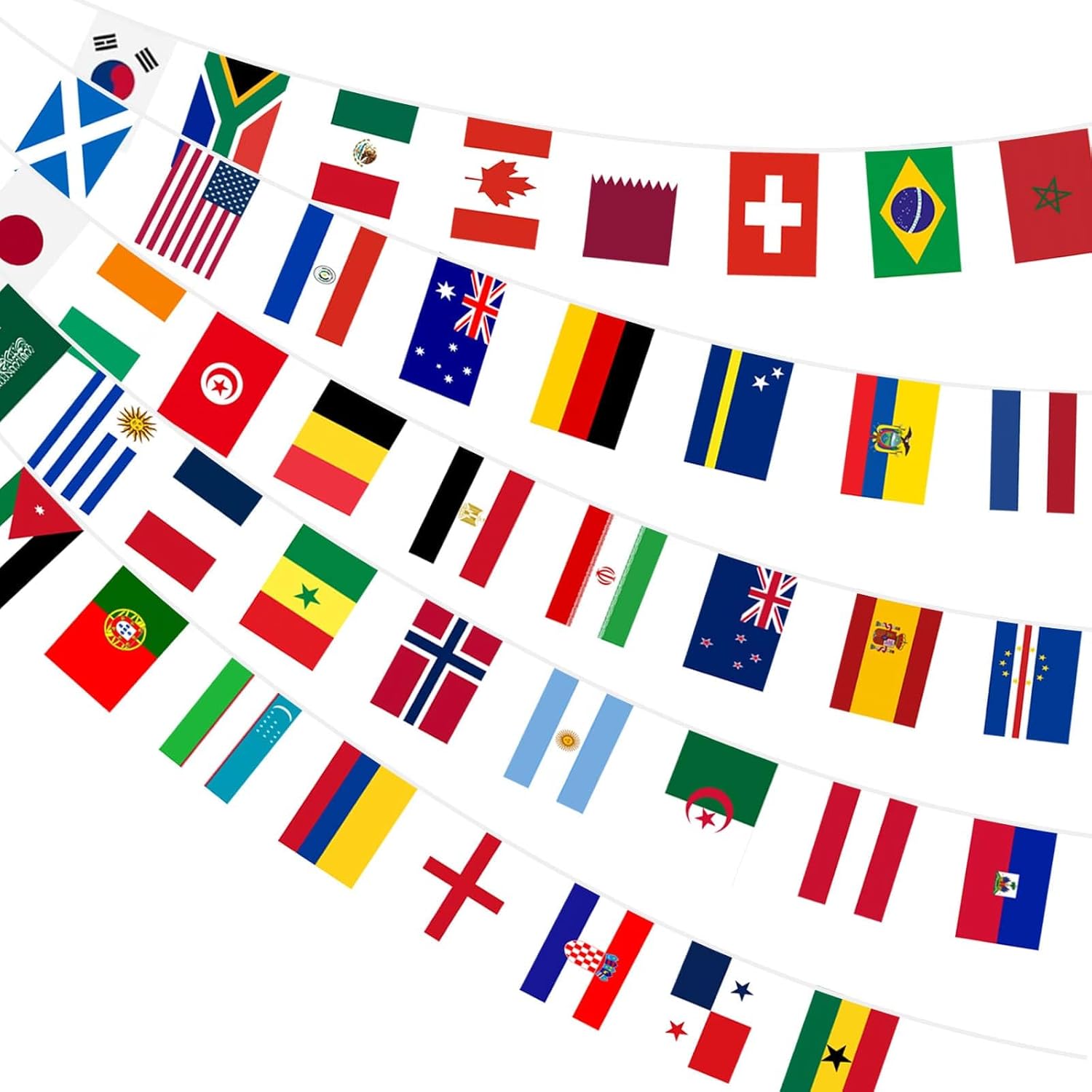 48 drapeaux du monde Coupe du Monde 2026