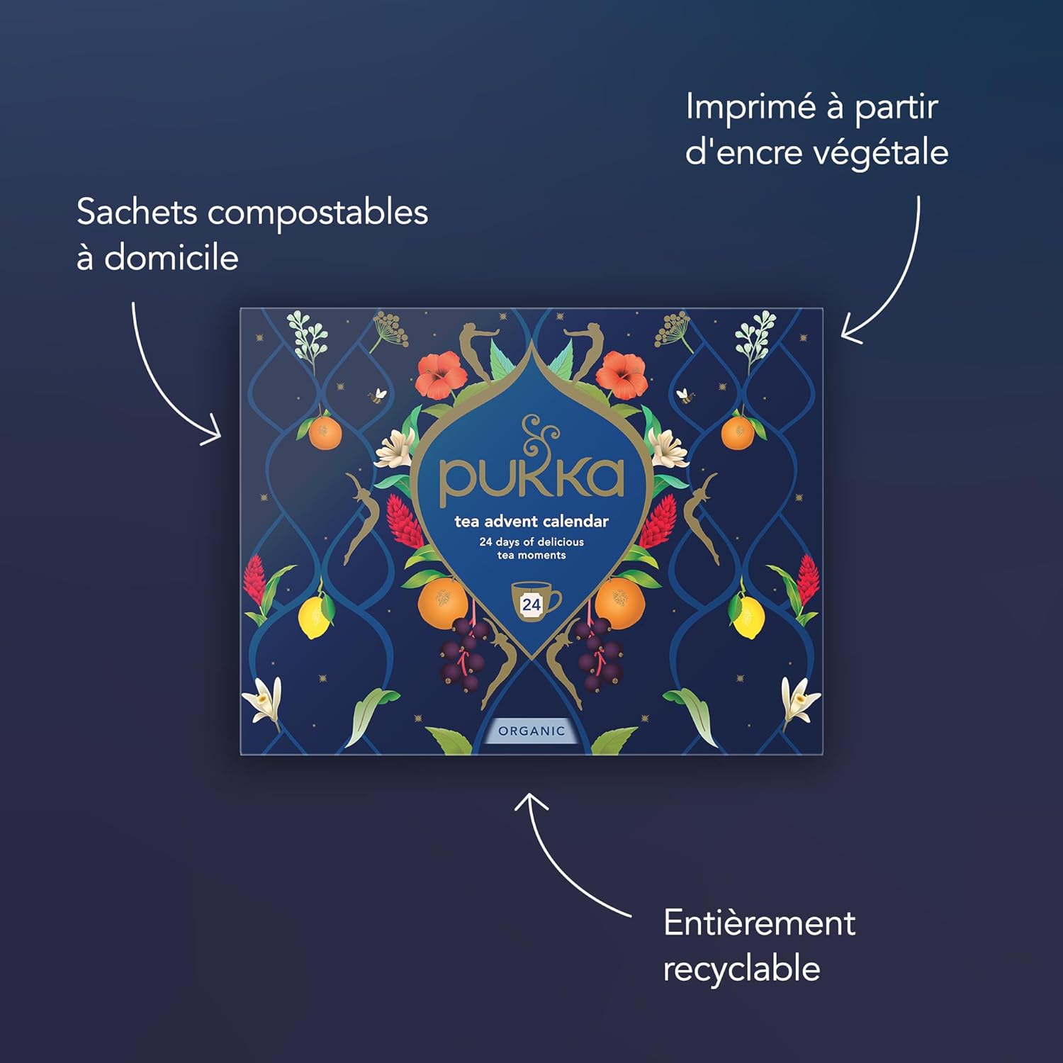 Calendrier de l’Avent Thé & Infusions Bio 2025 - Pukka