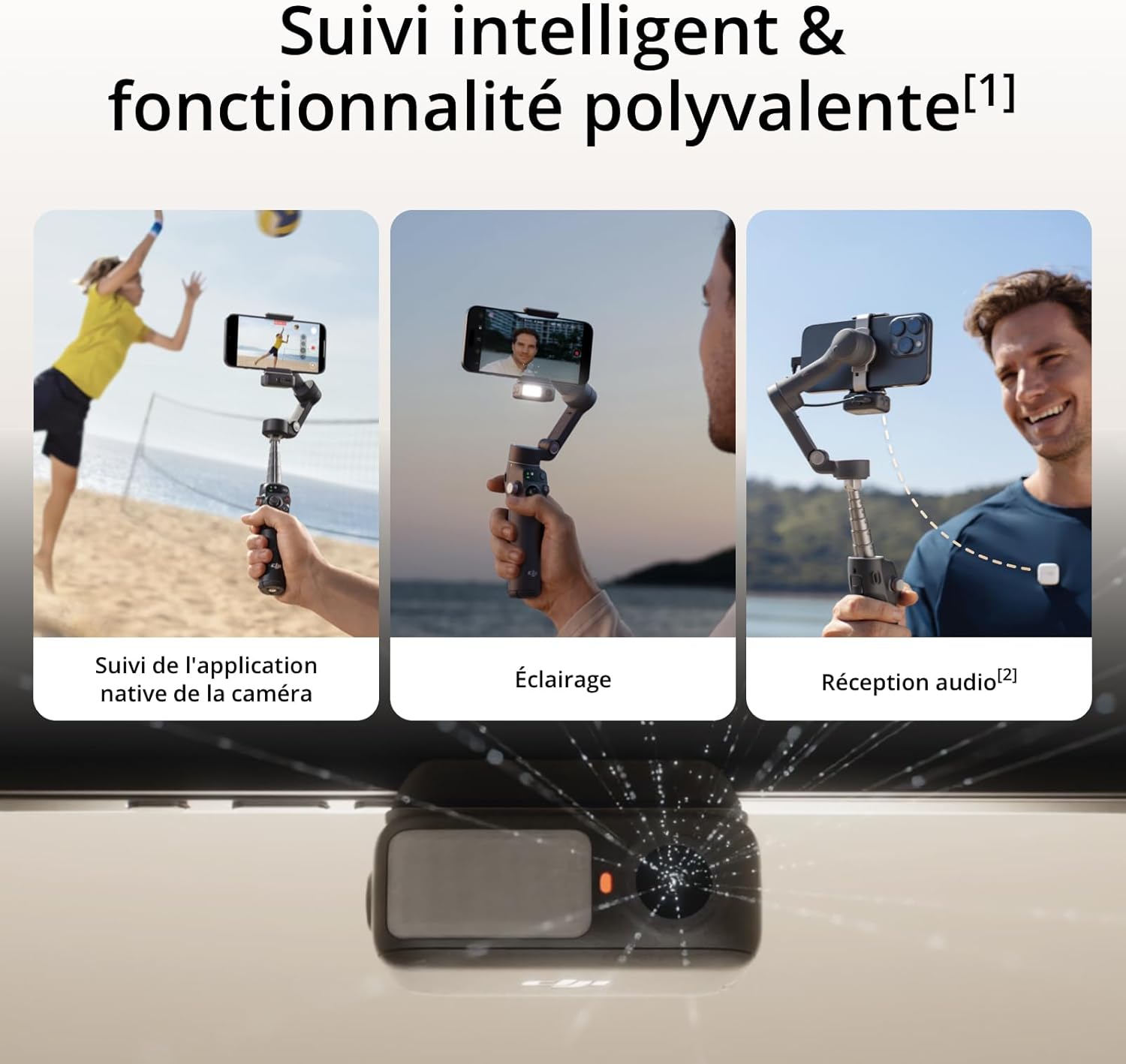 DJI Osmo Mobile 7P - Le stabilisateur smartphone ultime pour créer des vidéos pro