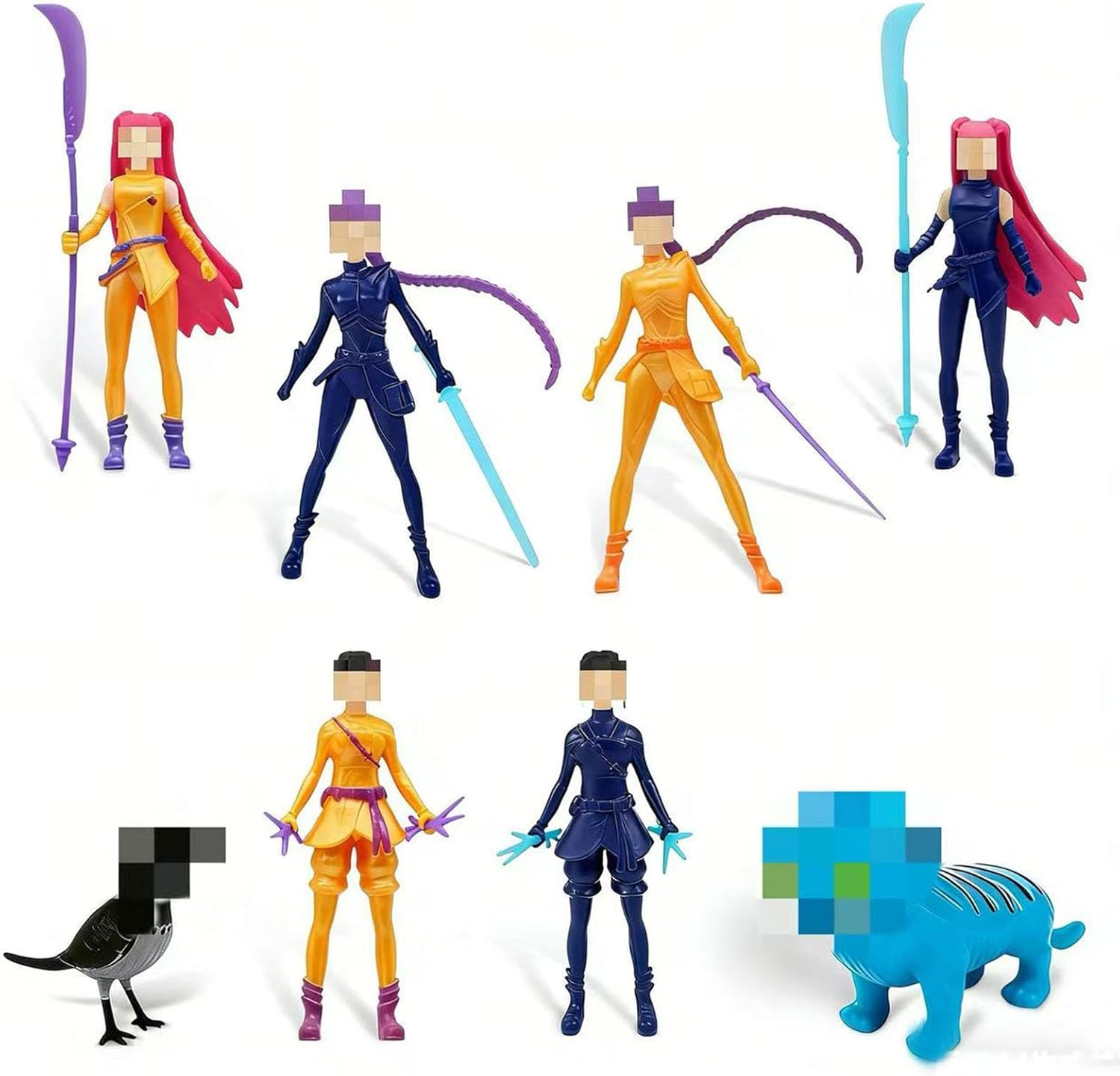 Set de 8 figurines KPop Demon Hunters (HUNTR/X + Saja Boys)