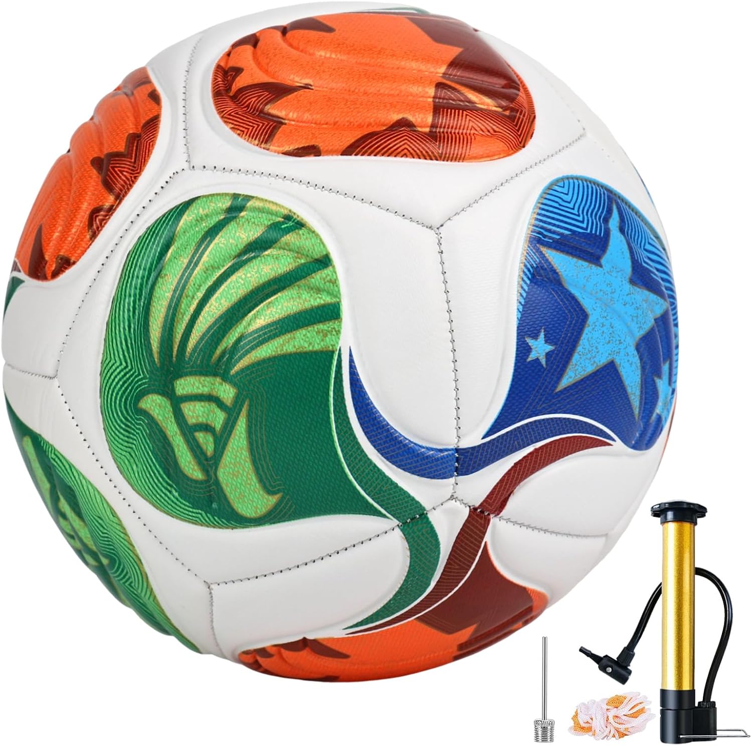 Ballon de football + pompe (XCDMJ)