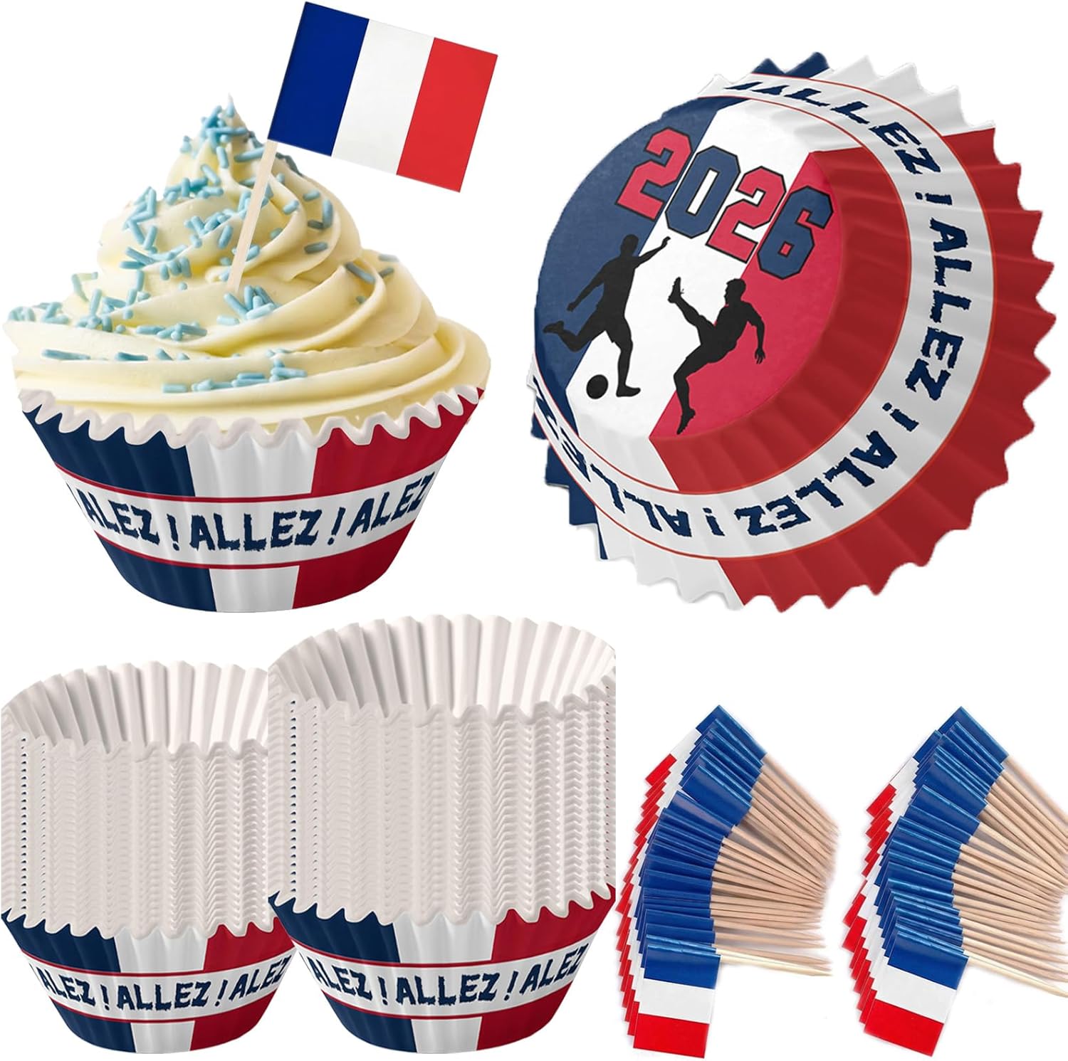 200 cure-dents drapeau France