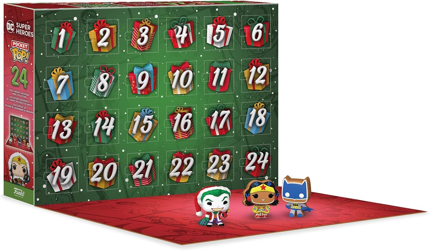 Calendrier de l’Avent Superman & la Justice League Funko Pop
